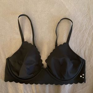 Aerie real me black paddless bra size 32d